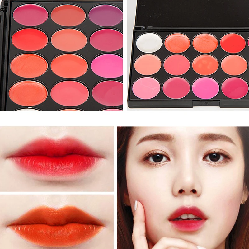 

Brand New 15 Colors Lipgloss Palette Moisturizing Soft Cream Lip Gloss Waterproof Long Lasting Lip Gloss Cosmetic Makeup