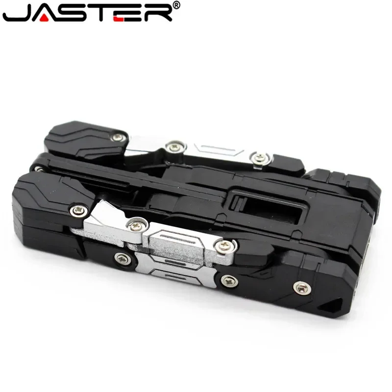 Estilo u Disco de Brinquedo de Plástico Jaster Personagem de Desenho Animado Transfomer Unidade Flash Usb Pendrive 4gb 8gb 16gb 32gb Transformação Robô - Imagem 2