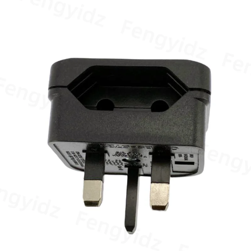 Adaptador electrico enchufe europeo hacia enchufe ingles lle929 adaptador  convertidor