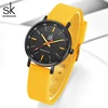 SHENGKE Sports Women Silicone Strap Watches New Design For Woman SK Quartz Wristwatches Original Ladies Clock Relogio Feminino 2