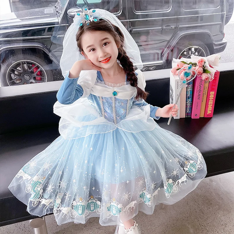 

Girl's Autumn Gauze Aisha Dress