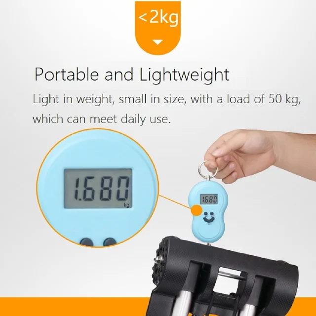 4 Kerekes Kocsi Nagy Teherbírású Kézzel Összecsukható Teherautó -Kosár Hordozható Utazási Csomag Bevásárlókosár Kerti Szerszám - Image 4