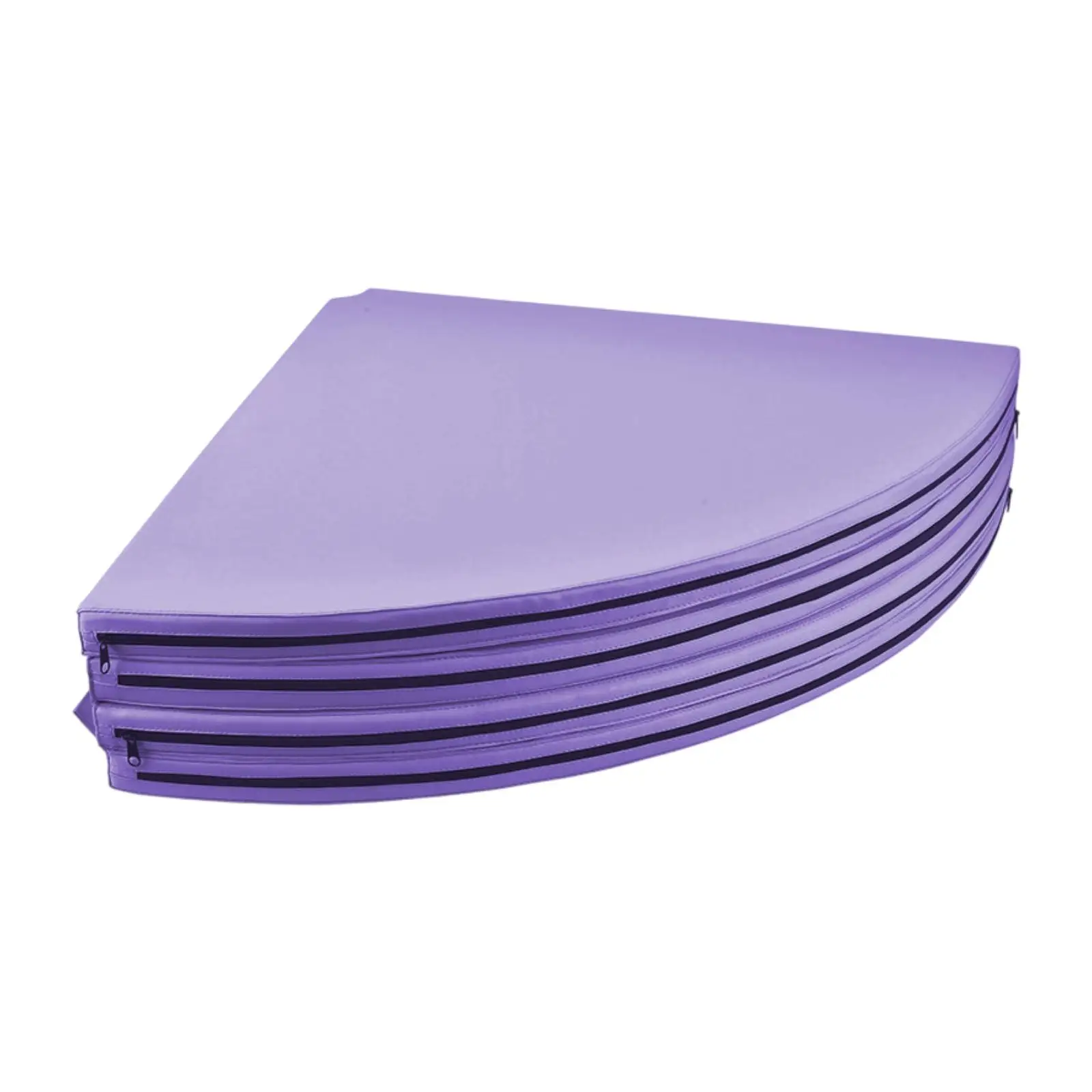Foldable Round Yoga Mat Pole Dancing Protect Mat Portable High-Density Foam Pole Dance Crash Pad for Studio Home Gym Workout