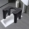 Squatting Toilet Stool Chair Non Slip Thick Household Widen Panel Sturdy Rounded Edge Easy to Wash Potty Chairs for Bathroom 6