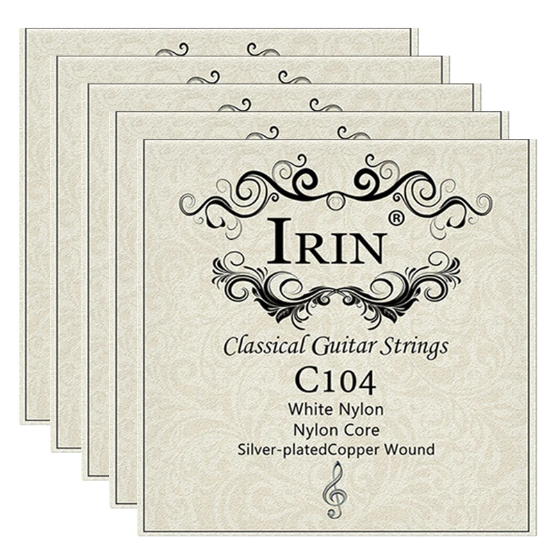IRIN Set of 6 Nylon Guitar Strings - Classic Guitar Instrument Accessories