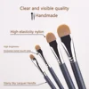 Oblate The Line Brush Ultra-thin Lip Line Eyebrow Concealer Brushes Detail Concealer Makeup Tool Lip Brow Contour The Line Brush 6