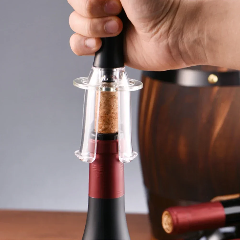 Air Pressure Bottle Opener Set With Foil Cutter,Wine Pourer And Vacuum Stopper! ABS Straight Cylinder Air Pressure Bottle Opener