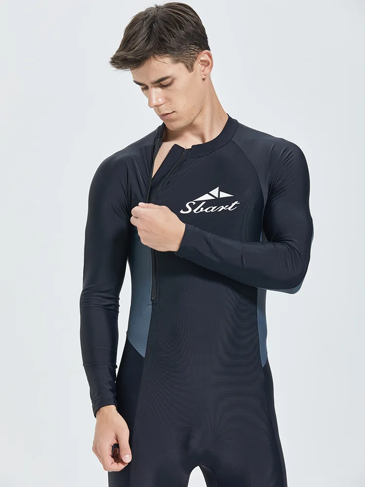 Men Wetsuit Long Sleeve Surf Scuba Swimsuit Full Body Diving Suit UV Sun Protection Water Sport One Piece Lycra Clothing surfing swimsuit