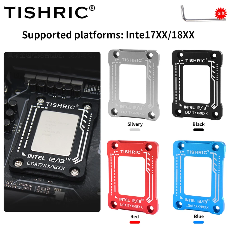 Support De Processeur Intel LGA1700/LGA18XX – Kit Cadre + Plaque Arrière En Métal, Pour Modification Ou Remplacement