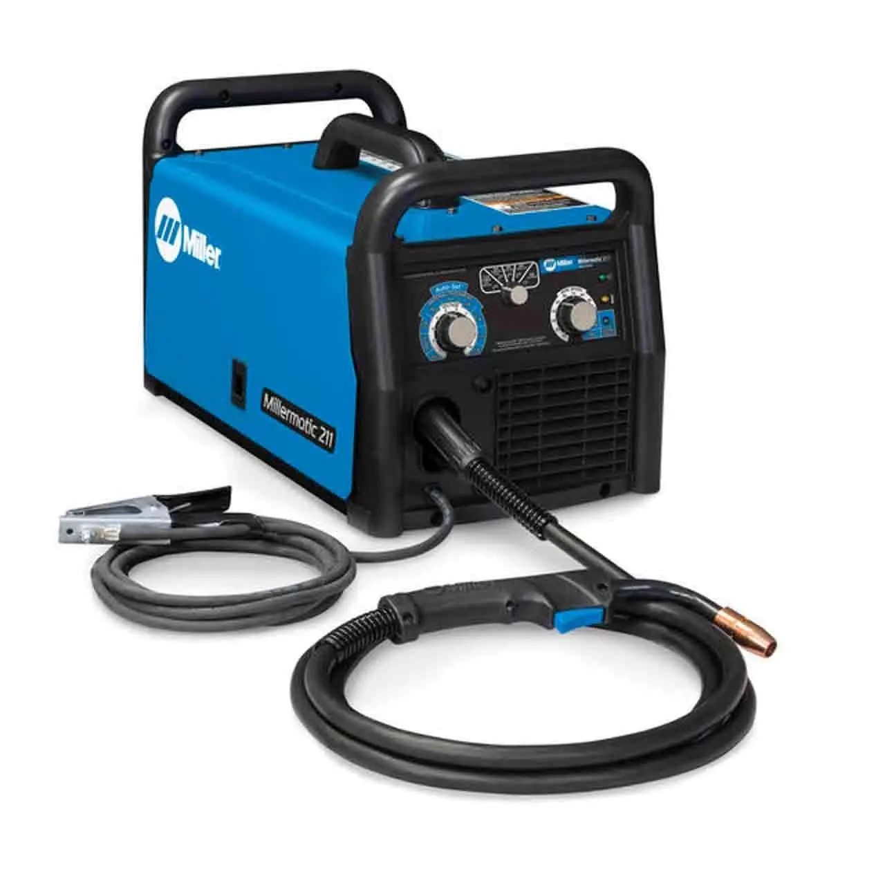 Millermatic 211 MIG Welder Portable Flux Core MIG Welding Machine with Multi Voltage Plug for 120V or 240V Inverter Technology