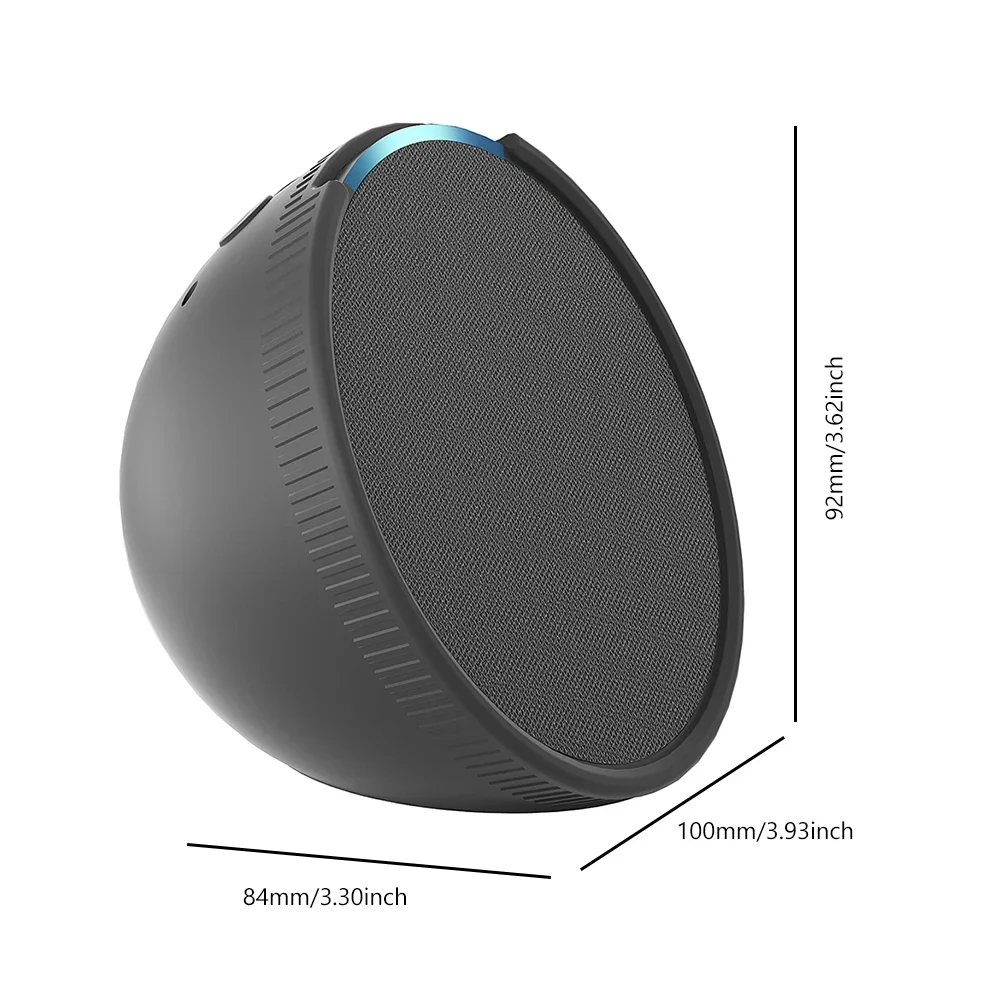 Duvara monte Akıllı Hoparlör Tutucu Düşmeyi Önler Hoparlör Rafı Ev Dekorasyonu Amazon Echo Pop için Dahili Kablo Yönetimi