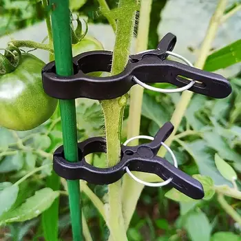 Reusable Garden Plant Fixed Clips for Greenhous Vegetables Flowers Stem Vines Grape Clamp Support Fastener Tools
