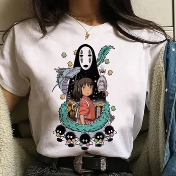 Summer Comfortable Casual Short Sleeve T-Shirt Japanese Anime Harajuku Cute Clothing T-Shirt Women's Clothing 1