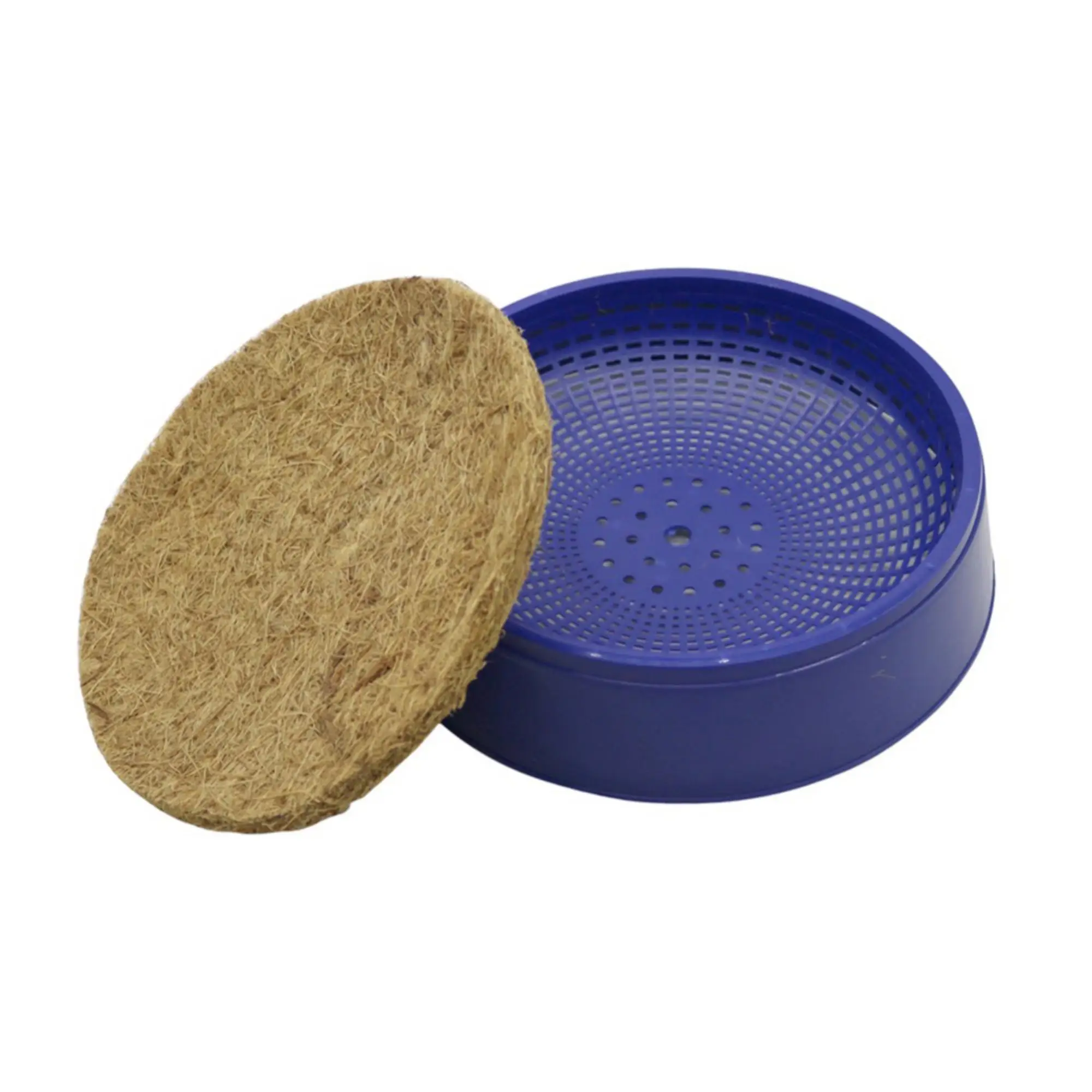 1 Pc Plastic Bird Egg Nest with Straw Mat