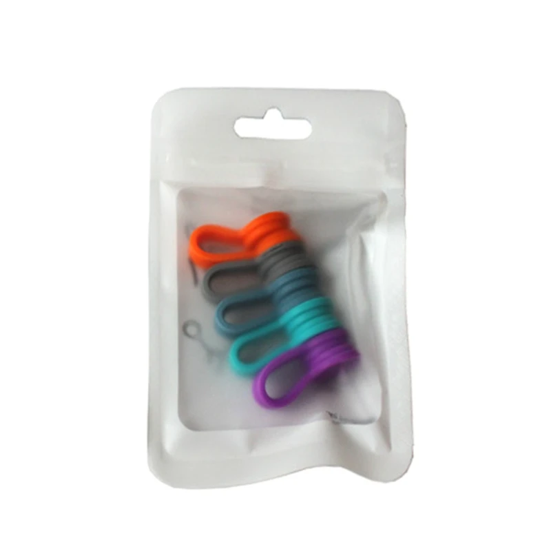 Bridas Magnéticas De Silicona - Pack De 10 Colores, Reutilizables, Para Organizar Cables En Casa U Oficina