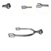 2 Pieces Horse Spur with Rotatable Gear Equestrian Accessory,Western Cowboy Spur 5