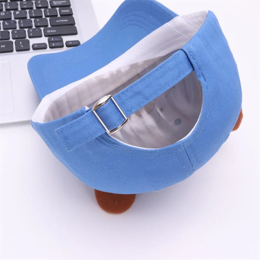 Fashion Breathable Capybara Peaked Cap Thin Cotton Children Baseball Hat Korean Style Polyester Baby Sunscreen Hat Outdoor