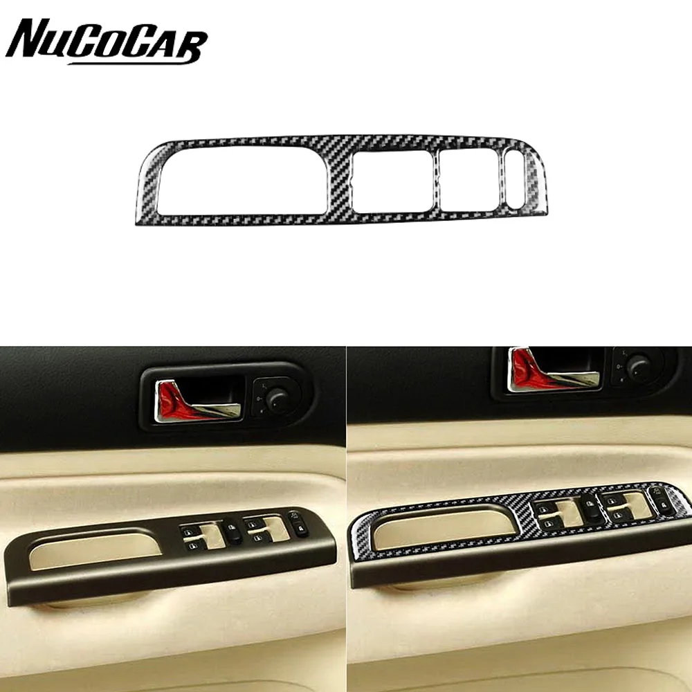 

Для Volkswagen Golf 4 MK4 1999-2004 панель кнопки управления стеклоподъемником из углеродного волокна автомобильные аксессуары для интерьера декоративные наклейки