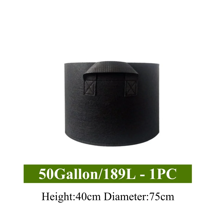Large Heavy Duty Fabric Grow Bag with Handles