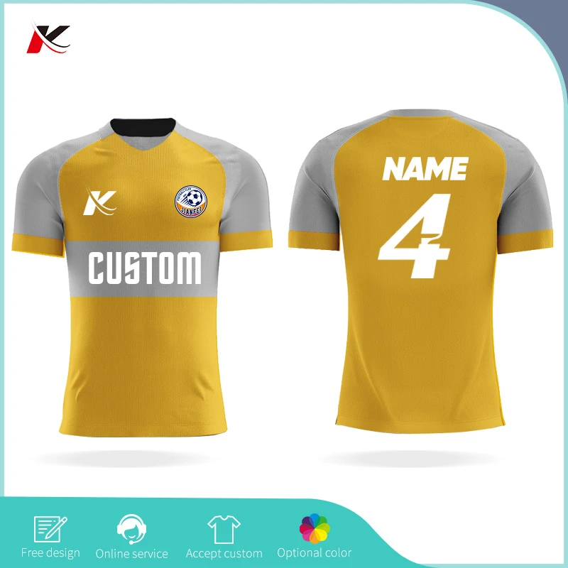 Sublimación personaliza propio diseño, ropa deportiva de alta calidad, camiseta equipo fútbol del Club, Kits de fútbol para hombres| | - AliExpress