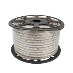 Led Light Strip 220V SMD 5050 Outdoor Waterproof Warm White LedStrip AC 220 V Volt Led Strip 220V For Room Bedroom With EU Plug