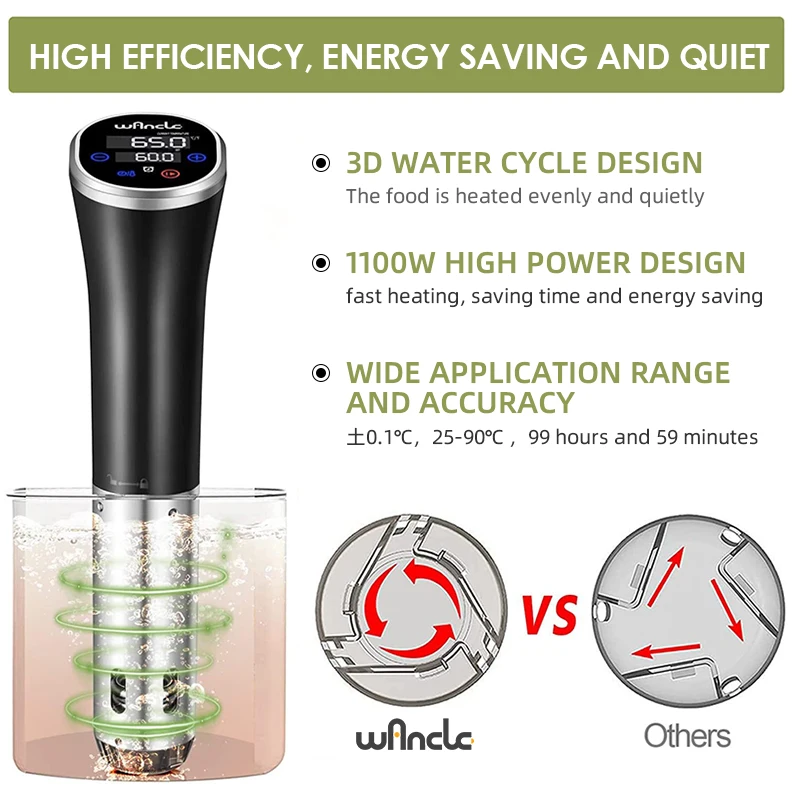 Wancle Vacuum Sous Vide Cooker 2