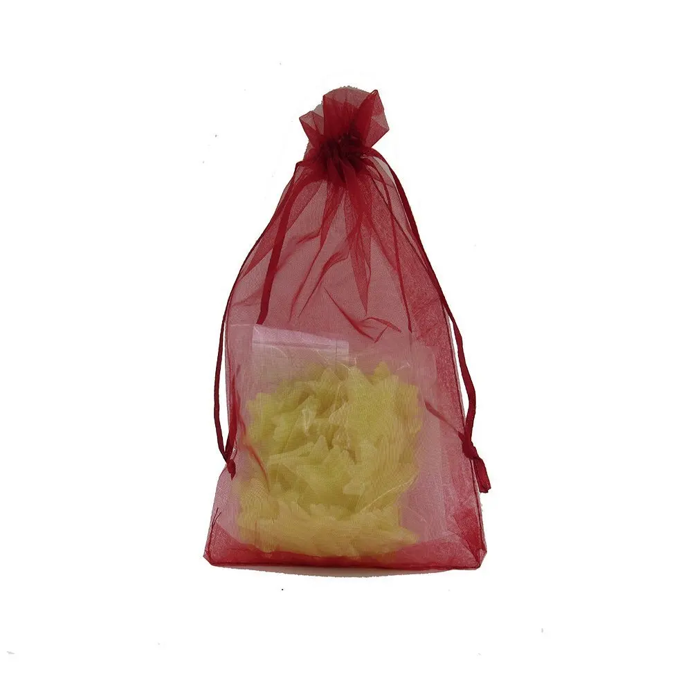 10pcs/lot (9 SIZE) Organza Gift Bags Jewelry Packaging Bag Christmas Wedding Party Candy Chocolate Pouches Drawable Gifts Bag