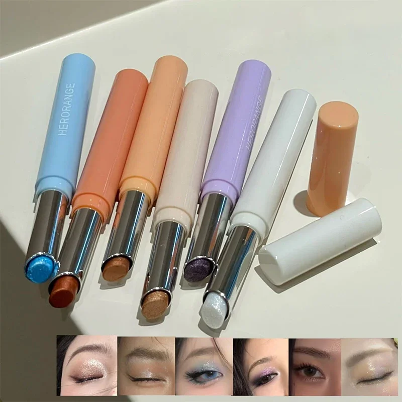 Pearlescent Eyeshadow Stick Waterproof Long Lasting Highlighter Pen_voghion.com