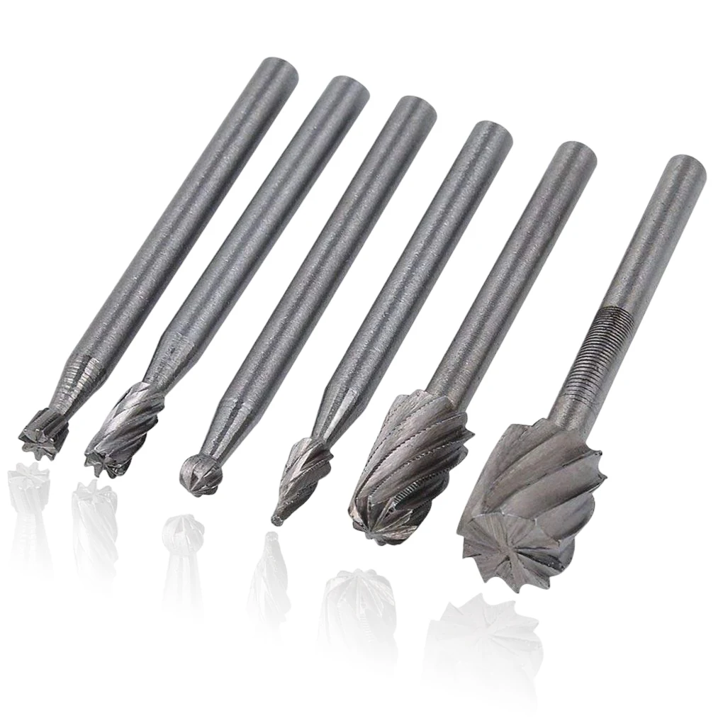 

Набор из 6 вращающихся шлифовальных машин, высокоскоростная стальная фотошлифовальная головка