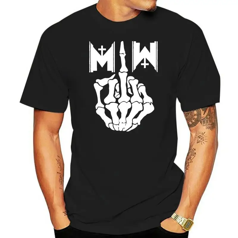 

Men Cotton brand Tshirt Motionless In White Miw Metal Band T-Shirt Black And White Tee Tshirt unisex t-shirt