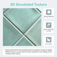10pcs 3D Matt กระเบื้องสติกเกอร์,Self-กาว Backsplash สําหรับห้องครัวห้องน้ํา,กันน้ํา,30x30 ซม.,ภายใน Wall Decor 3