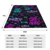 Jinx Arcane Coral Fleece Plush Throw Blanket League Battle Game Legends Blankets for Sofa Couch Super Soft Bedroom Quilt 5