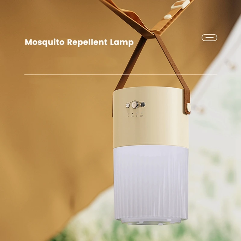 

Hot TOD-Mosquito Repellent Lamp Rechargeable Indoor Outdoor LED Killer Lamp Mosquito Catcher Silent Mosquito Repellent 3600Mah