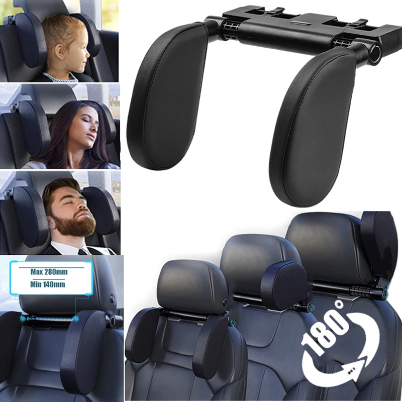 

Car Seat Headrest Pillow Memory Foam Neck Pillow Travel Rest Sleeping Headrest Support Interior U Shaped Pillow Car Accessories