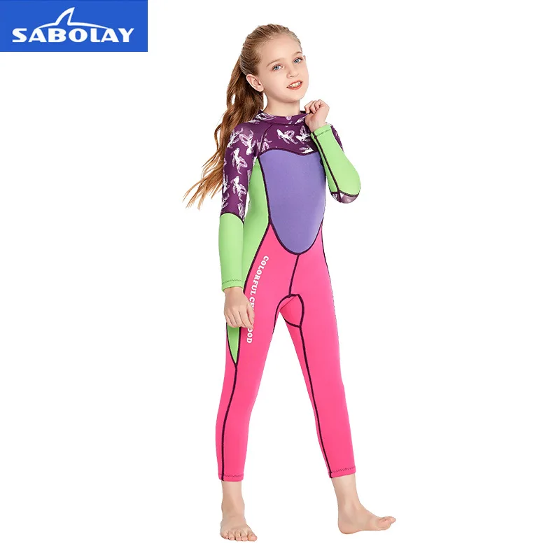 Combinaison De Plongée Intégrale/Shorty Enfant 2,5mm Néoprène - Garçons Et Filles Pour Natation, Snorkeling, Surf