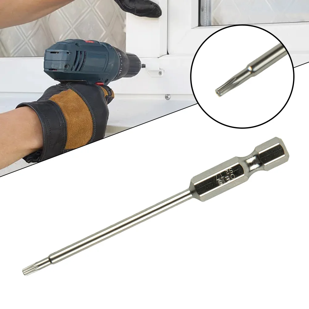 

Hollow Torx Screwdriver Bit Hex Shank T40 Tool For Exact Screw Unscrew 75mm Power Tool Accessories And Parts Replacement