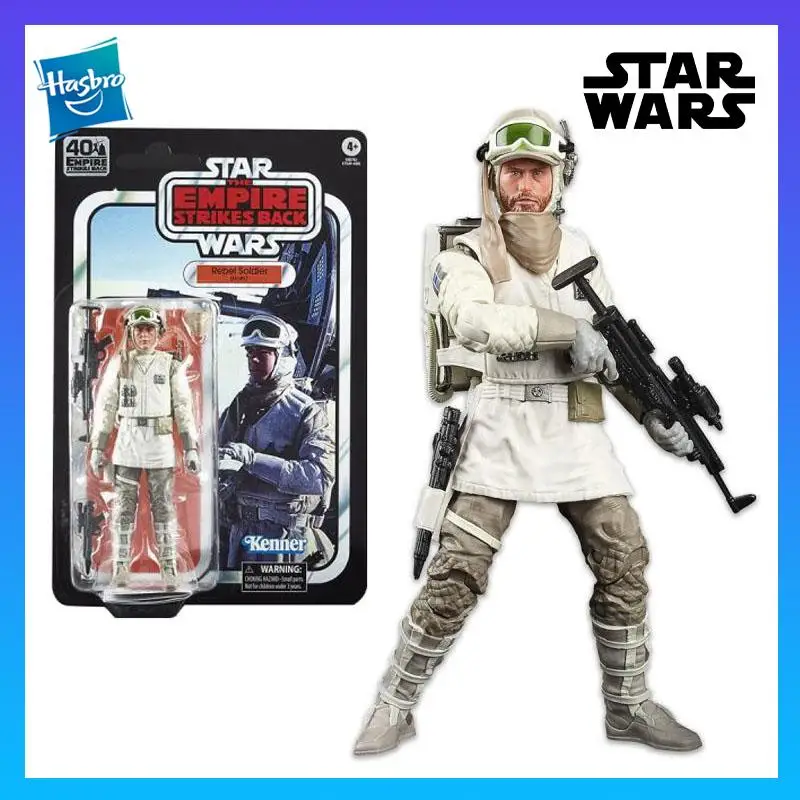 

Hasbro Authentic Original Star Wars Black Series The Empire Strikes Back 40th Anniversary Hoth Rebel Soldier 6inch Model Toys