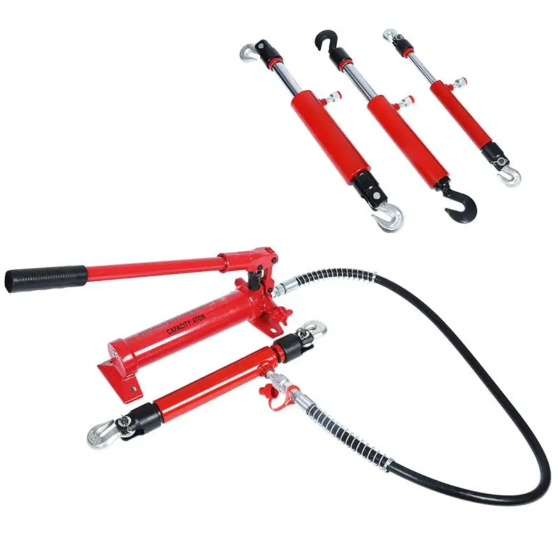 Separate hydraulic tensioning rod hydraulic tensioner beam aligner inverted cylinder automotive sheet metal repair tools