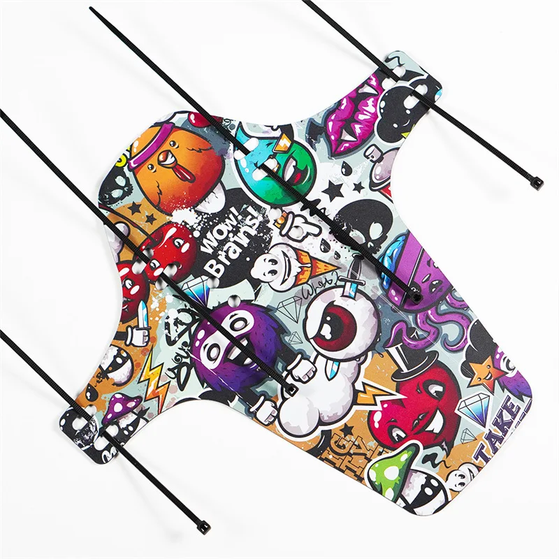 SprintsparkZK colorful BikeFenders Carbon Fiber Front/Rear Mountain Bike Road Tire wing Fenders Bicycle Tire wheel Block bicycle fender