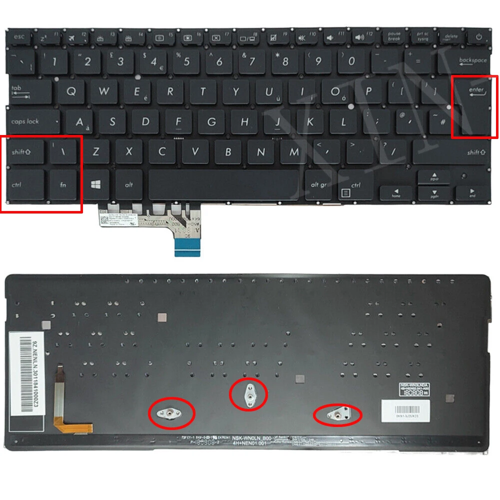 

UK Backlit Laptop Keyboard for ASUS UX331 UX331U UX331UA UX331UAL UX331UN UX331F UX331FA