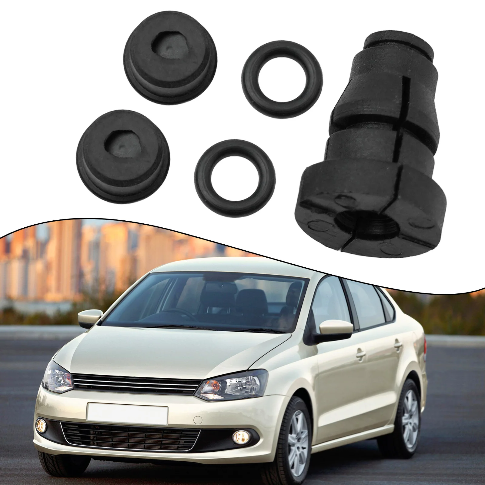 Kit De Réparation Joint Cylindre D'embrayage - Compatible Ford Focus, Kuga, C-Max, Opel Astra H - 5 Pièces Caoutchouc