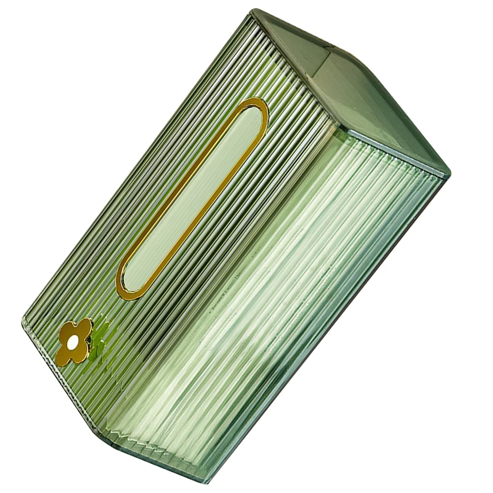 Green Four Leaf Paper Towel Holder Wall Mount Bathroom Tissue Box Storage Dispenser Rack Napkin HOLDER Home Kitchen Garden 3