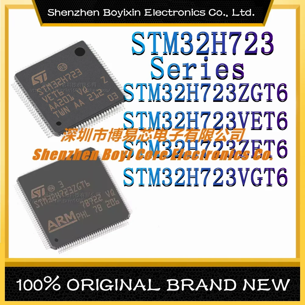 stm32h723zgt6 stm32h723vgt6 stm32h723vet6 32 bit mcu microcontrollers STM32H723ZGT6 STM32H723VET6 STM32H723ZET6 STM32H723VGT6 ARM-M series 550MHz Microcontroller (MCU/MPU/SOC) IC chip