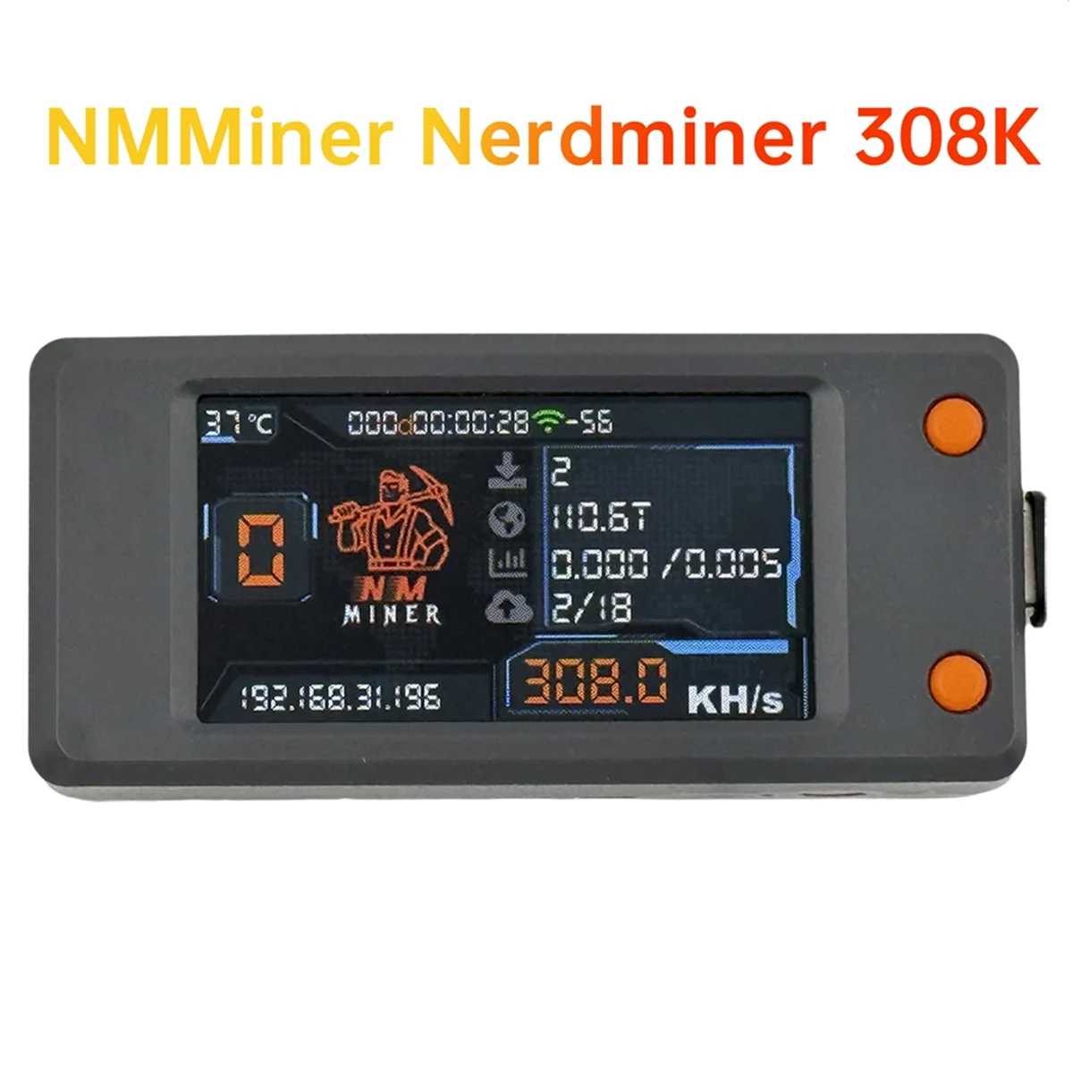 NMMiner Manual: Your Complete Guide to Setting Up and Using the Nerdminer  308KH/S BTC Solo