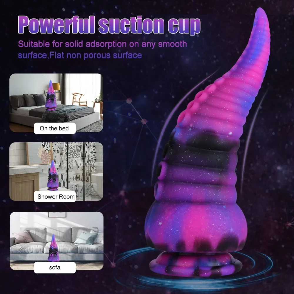 Octopus Dildo Suction Cup Tentacle Sex Toy Animal Dildo Alien Dick Anal Plug Vaginal Dilator/Stimulator for Woman Man