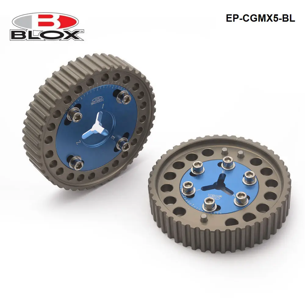 2PCS/SET BLOX Cam Gear Pulley For Mazda MX-5 MX5 BP6 BP8 NB6 NB8 MX5 Camshaft Gears EP-CGMX5-BL cam gear pulley kit