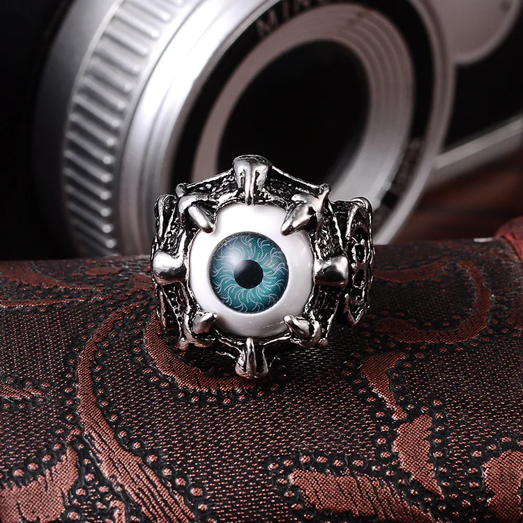 Anillos góticos Punk coloridos para hombres y mujeres, moda Vintage, anillo de garra de dragón demonio, accesorios de joyería masculina, regalos | Bodega Aurrera en línea