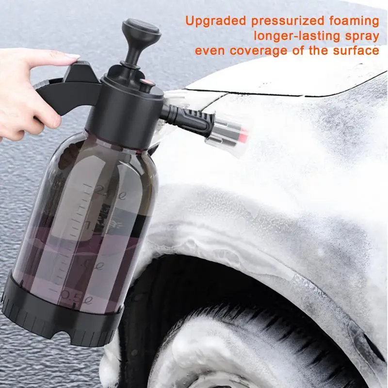 2L Hand Pump Foam Sprayer Pneumatic Washer Foam Snow Foam High