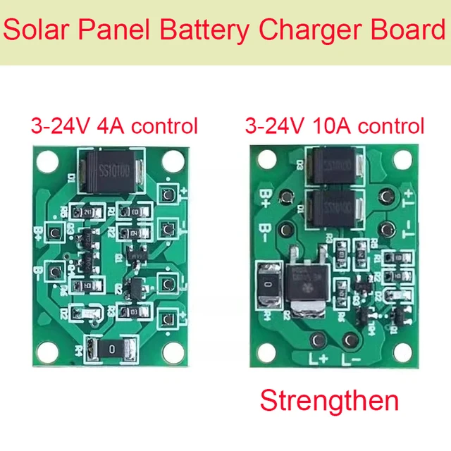 Panneau solaire automatique, panneau de chargeur de batterie, veilleuse LED, interrupteur de commande, lampadaire de jardin, Module de contrôleur 3-24V 4-10A 1