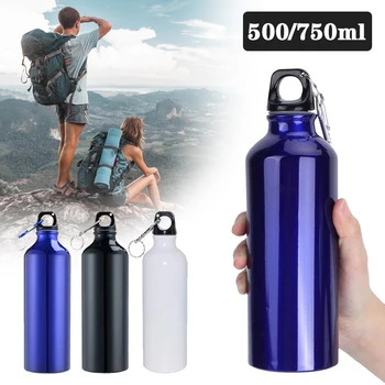1/2/3PCS Aluminum Outdoor Bike Sports Water Bottle Drinking Kettle Drinking Cup Leakproof Water Jug for Travel Running Camping